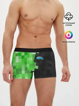 Мужские трусы боксеры / Minecraft EARTH