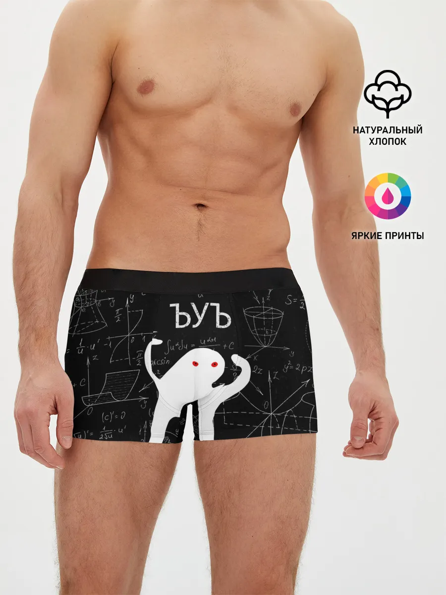 Мужские трусы боксеры / ЪУЪ МАТЕМАТИКА
