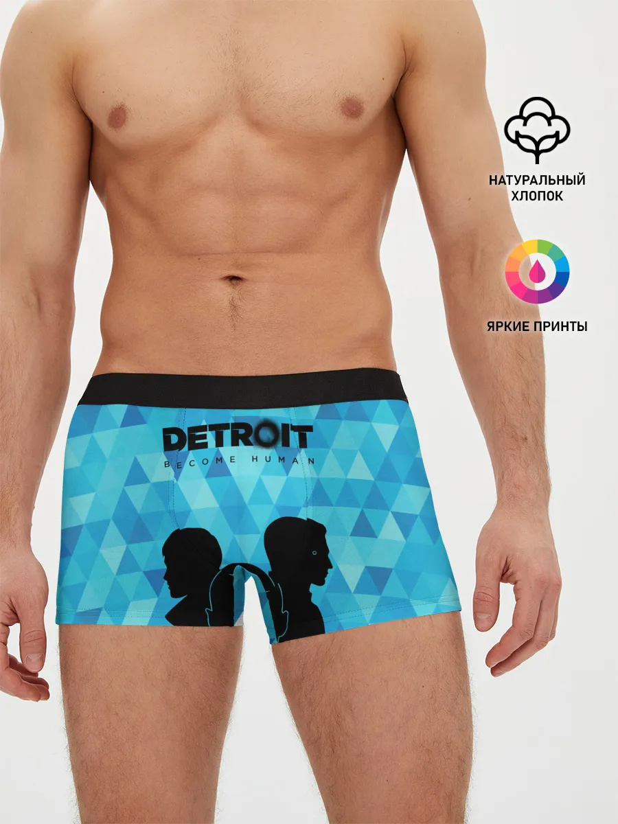 Мужские трусы боксеры / Detroit: Become Human.