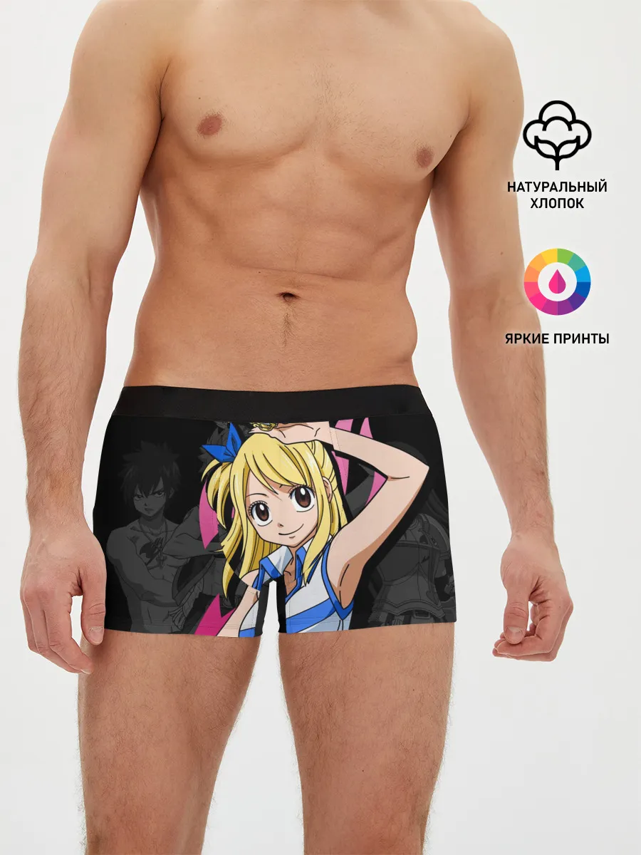 Мужские трусы боксеры / Fairy Tail, Люси
