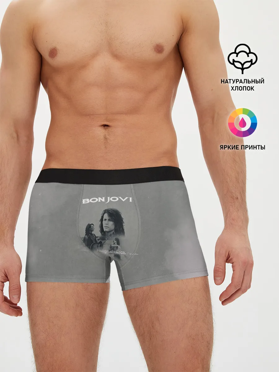 Мужские трусы боксеры / Bon Jovi