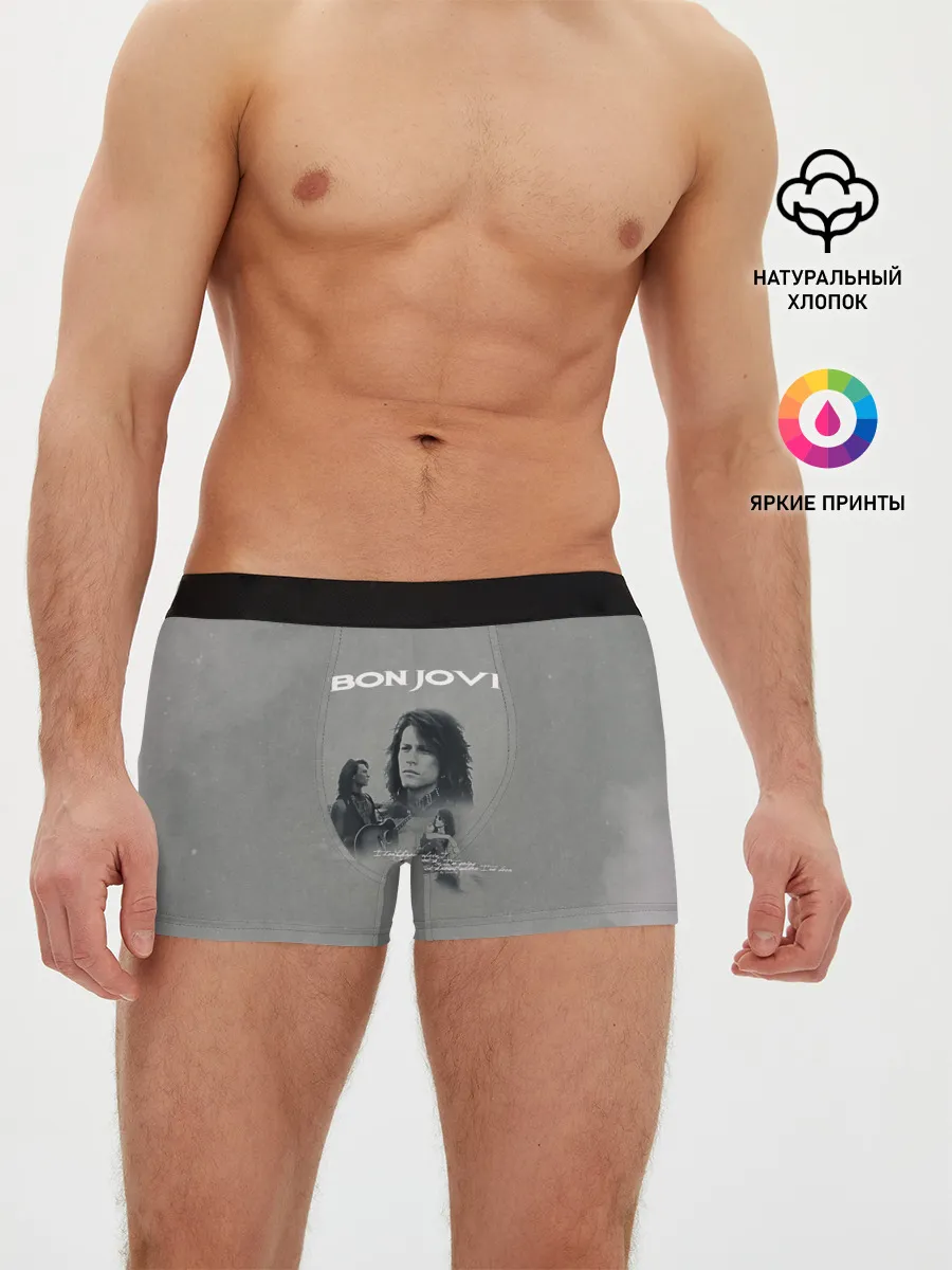 Мужские трусы боксеры / Bon Jovi