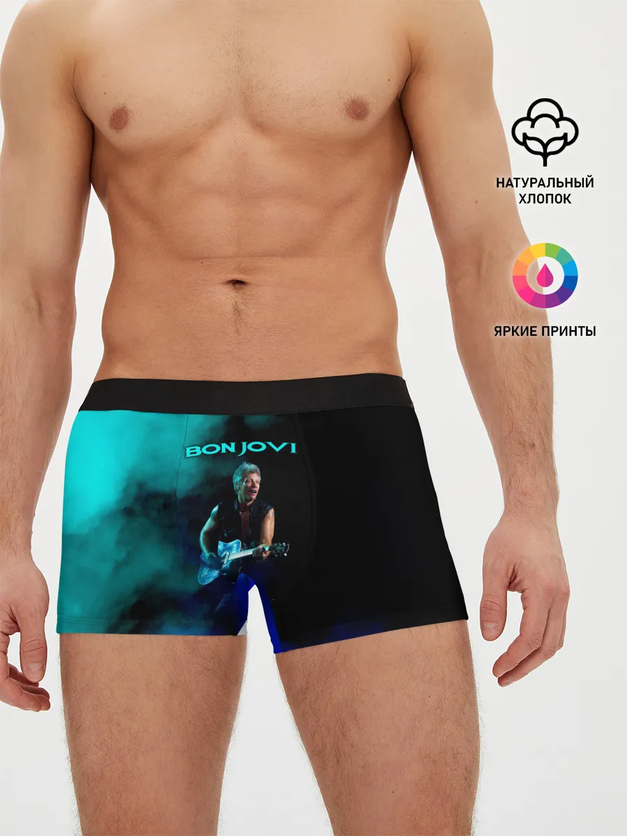 Мужские трусы боксеры / Bon Jovi