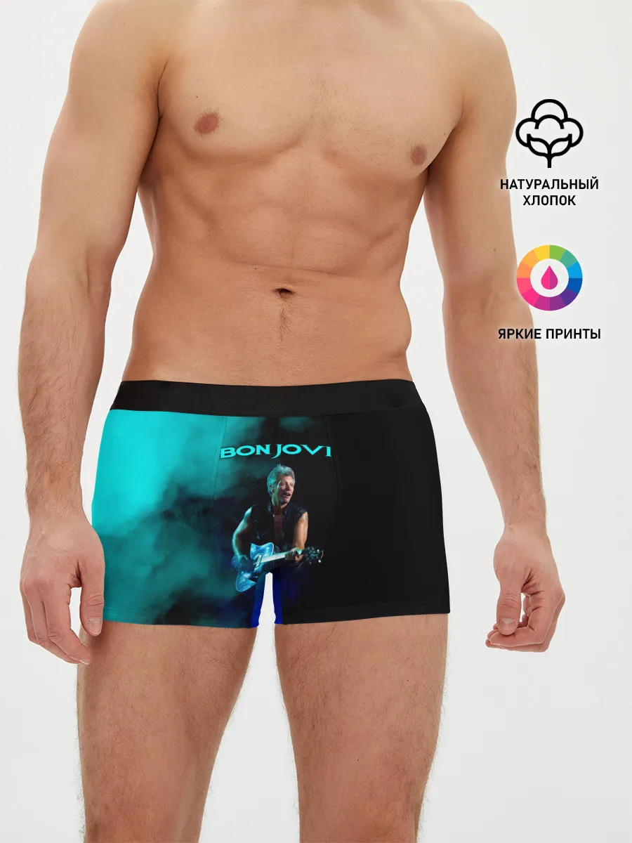 Мужские трусы боксеры / Bon Jovi