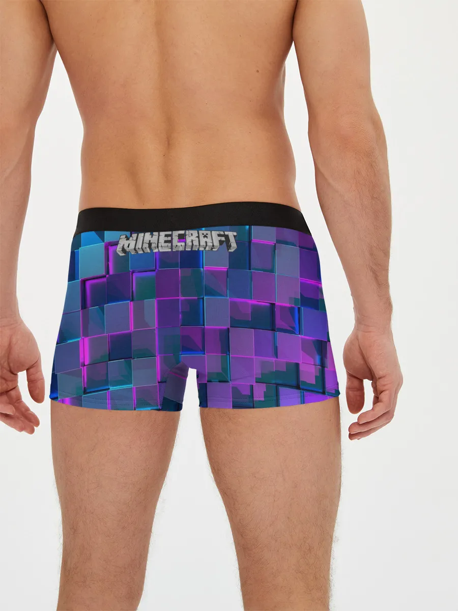 Мужские трусы боксеры / Майнкрафт на скиле