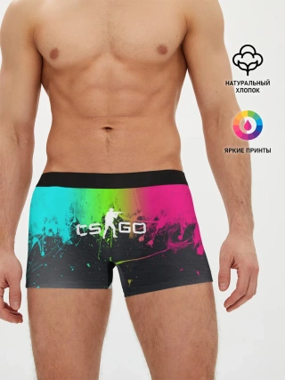 Мужские трусы боксеры / Фосфор CS:Go
