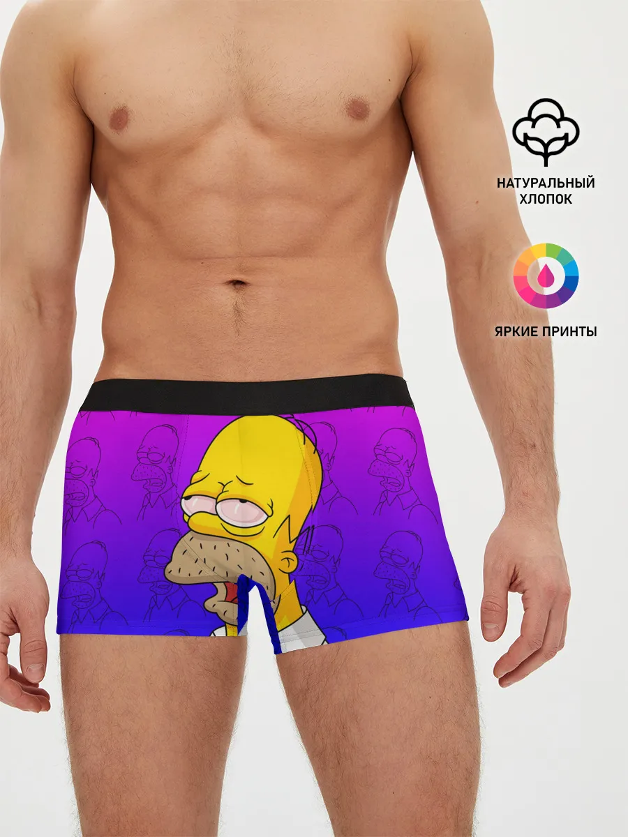 Мужские трусы боксеры / Уставший Гомер
