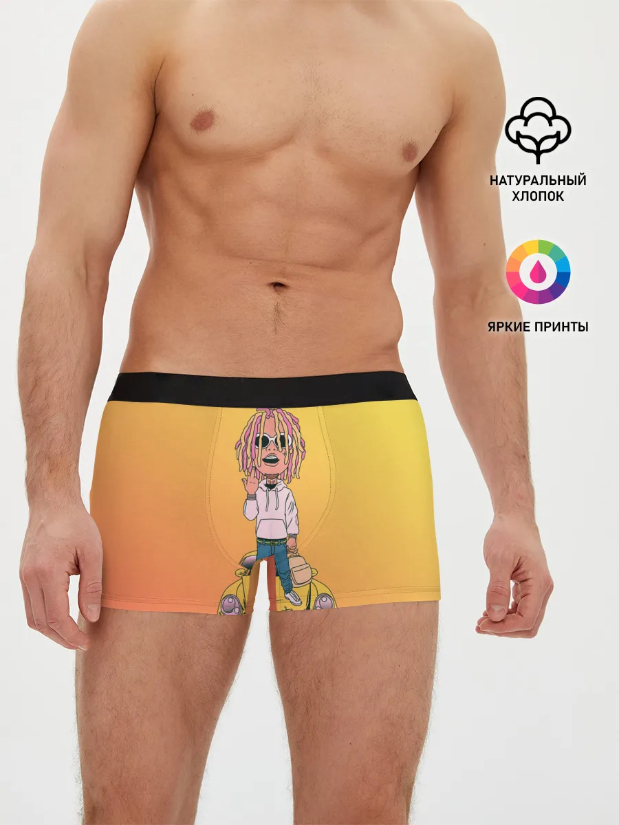 Мужские трусы боксеры / Lil Pump - Flex Like Ouu