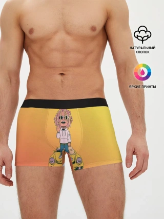 Мужские трусы боксеры / Lil Pump - Flex Like Ouu