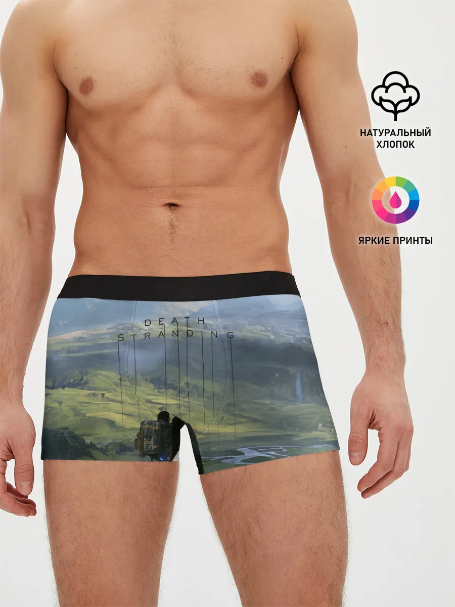 Мужские трусы боксеры / DEATH STRANDING - СЭМ