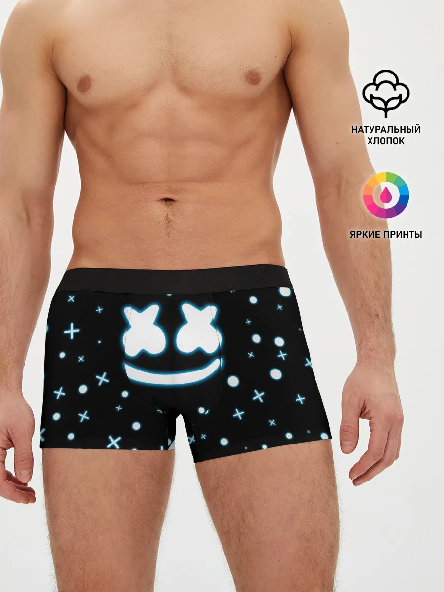 Мужские трусы боксеры / MARSHMELLO NEON