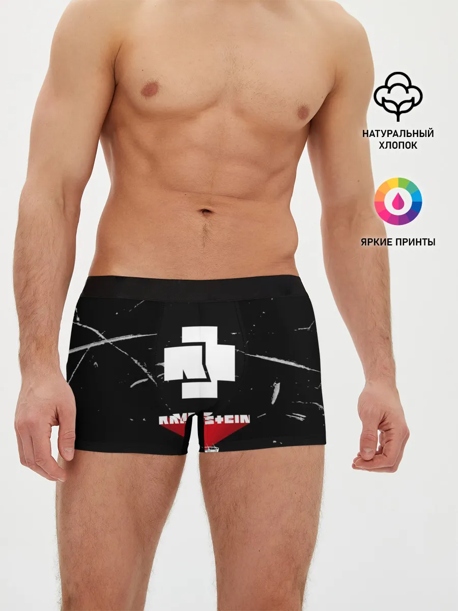 Мужские трусы боксеры / RAMMSTEIN