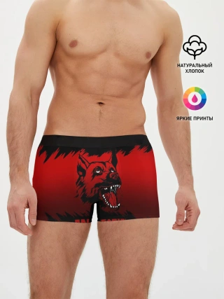 Мужские трусы боксеры / Rammstein dog