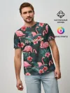 Мужская базовая футболка / Flamingo