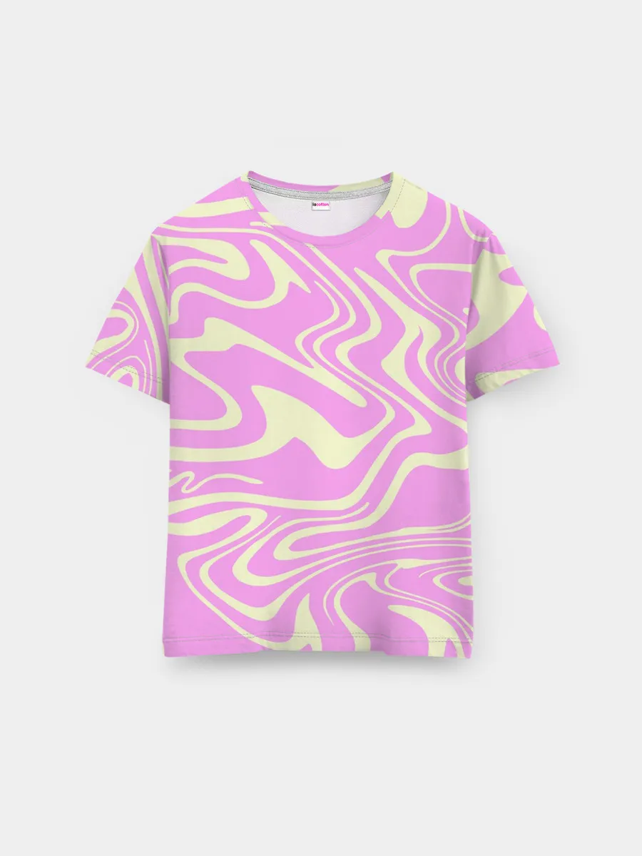 Мужская базовая футболка / Лолипоп абстракция