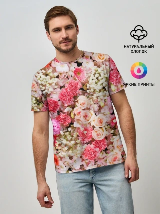 Мужская базовая футболка / Розы | Roses