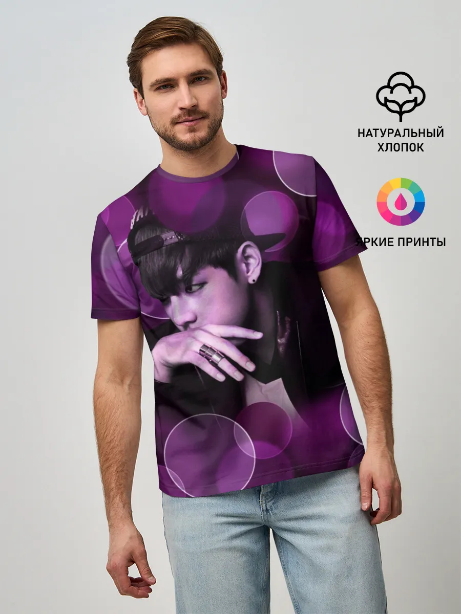 Мужская базовая футболка / BTS