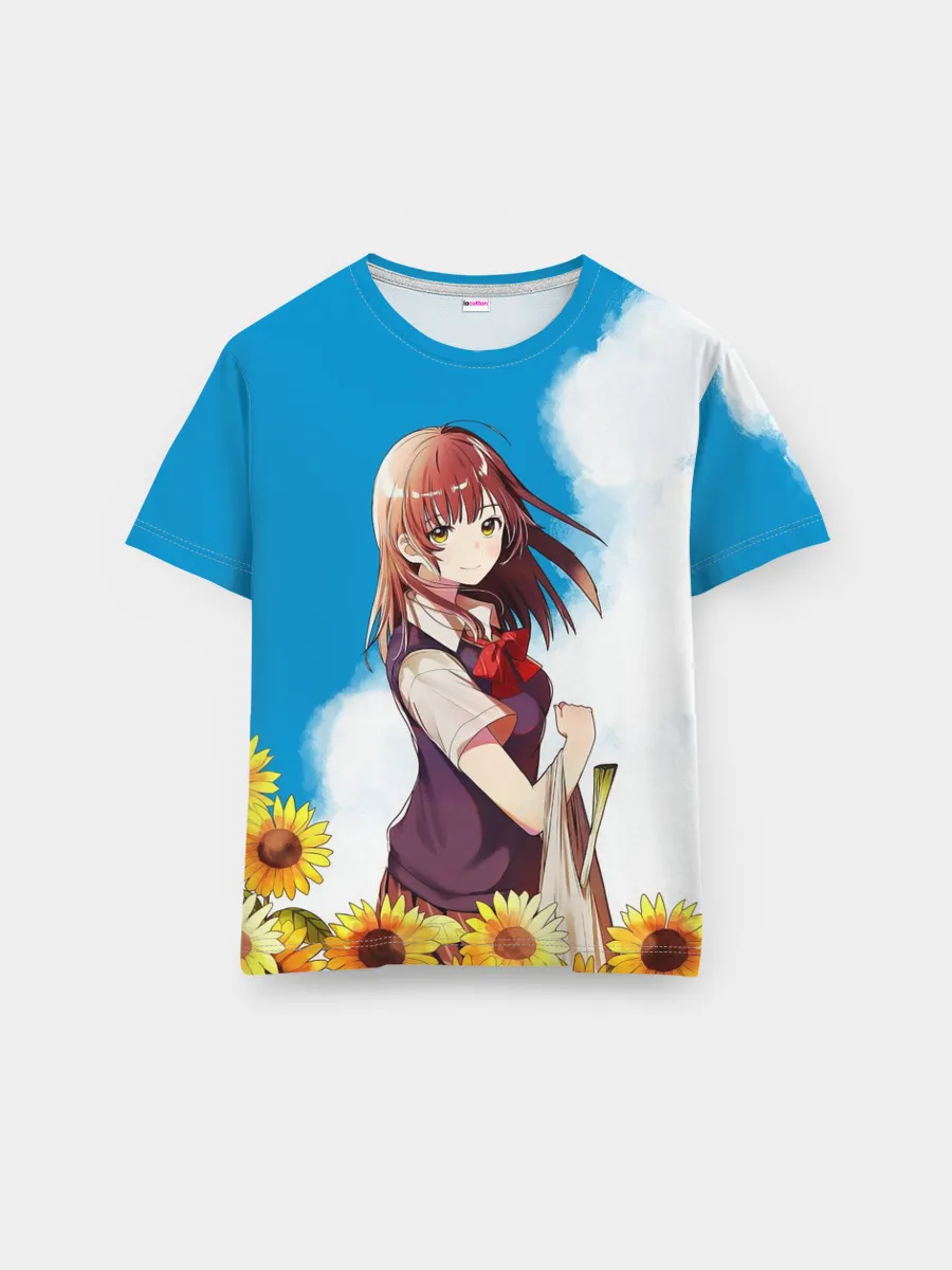 Мужская базовая футболка / Саю и Подсолнухи