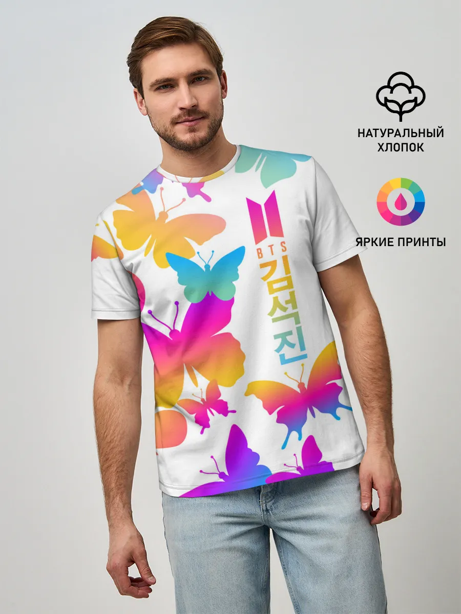 Мужская базовая футболка / BTS