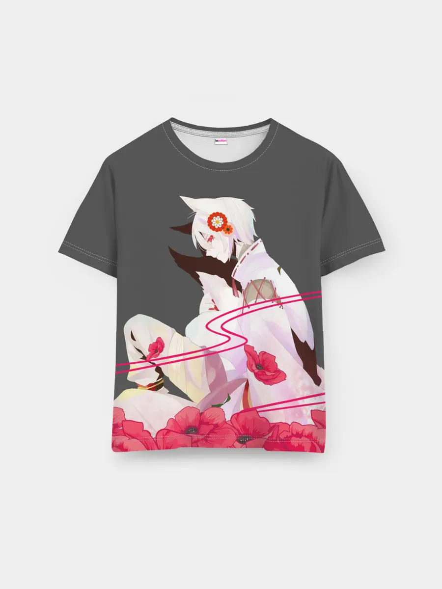 Мужская базовая футболка / Flower Tomoe