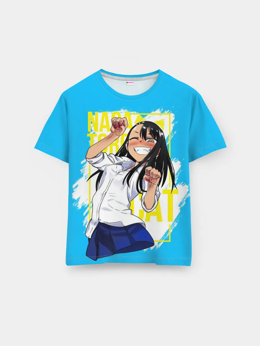 Мужская базовая футболка / Nagatoro cat