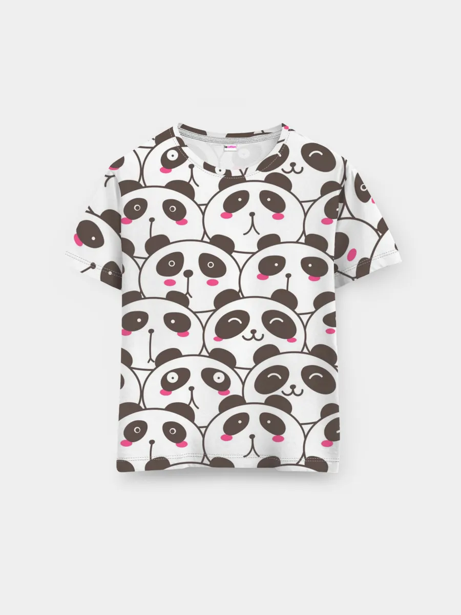 Мужская базовая футболка / Панд много не бывает