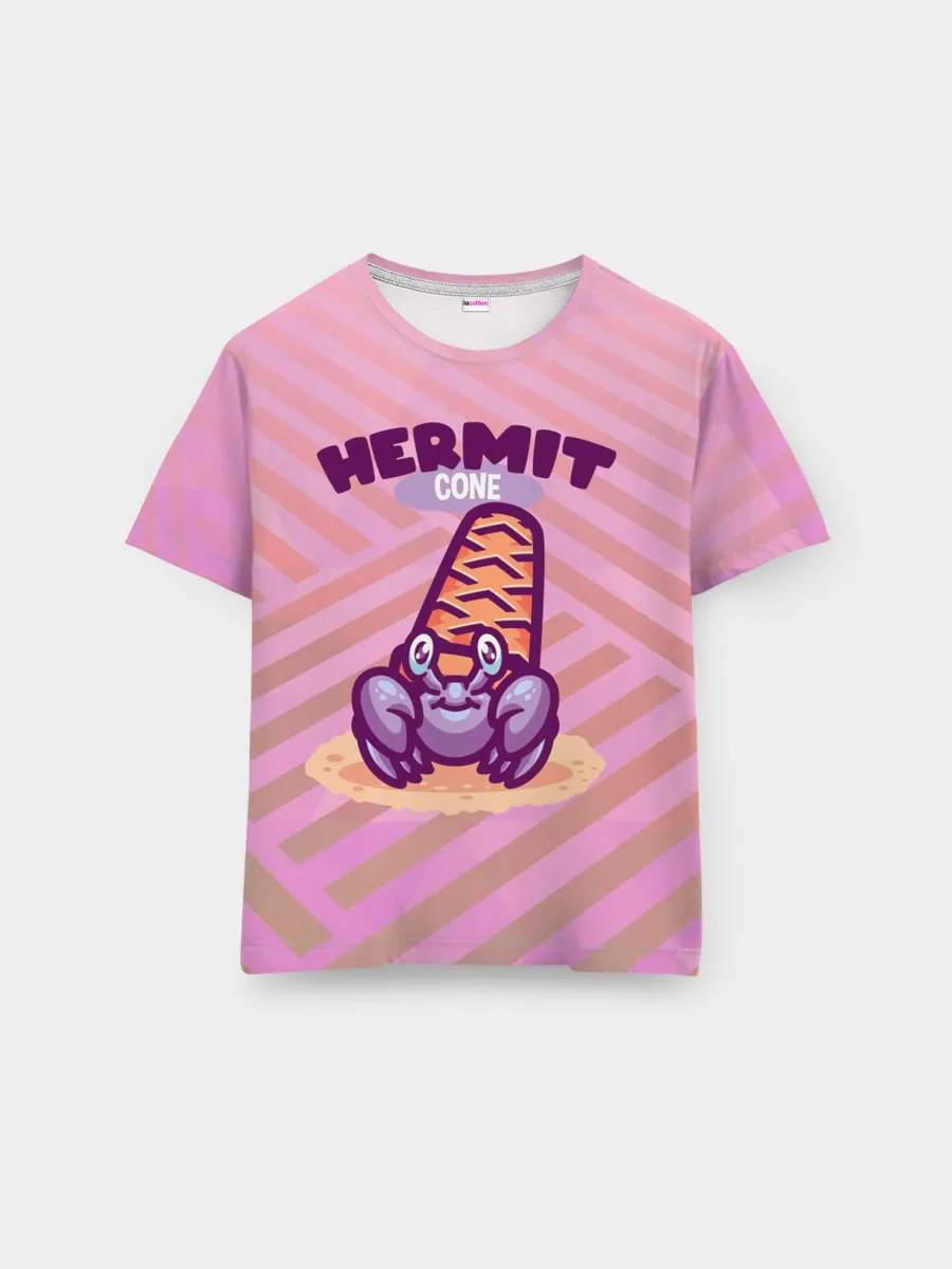 Мужская базовая футболка / Hermit cone. Отшельник