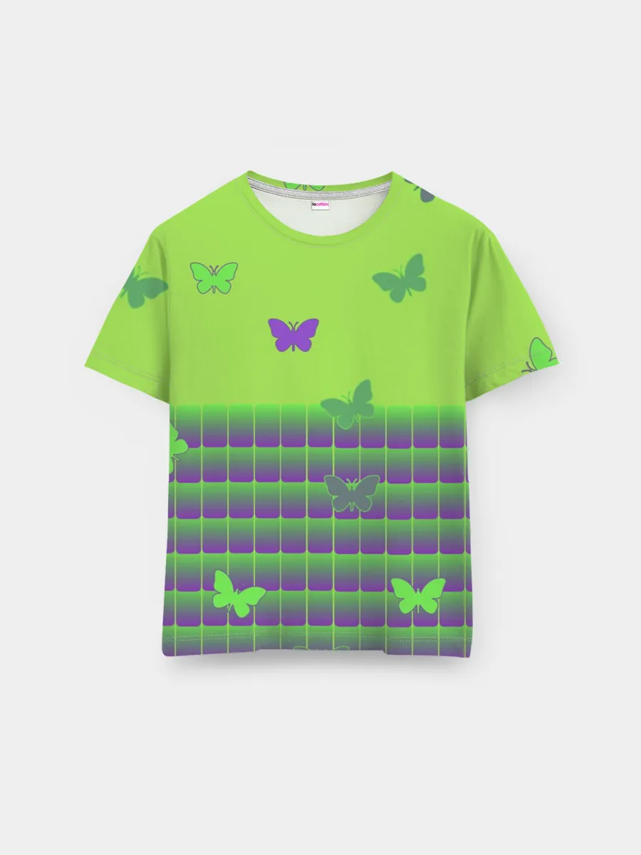 Мужская базовая футболка / Бабочки