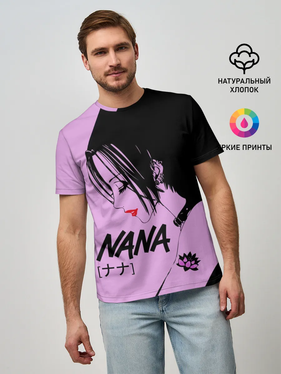 Мужская базовая футболка / нана аниме