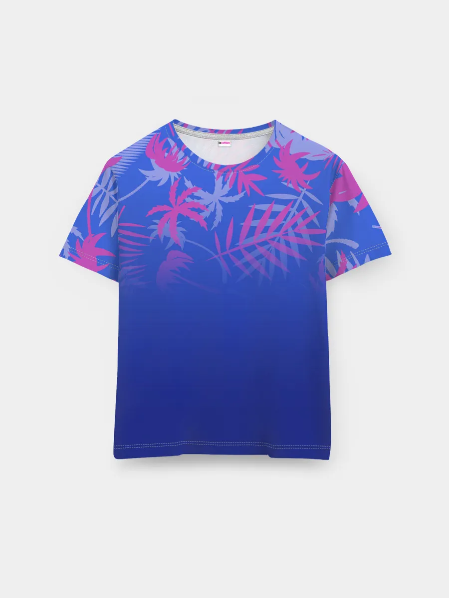 Мужская базовая футболка / ТРОПИКИ.