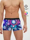 Мужские трусы боксеры / Неоновые Цветы