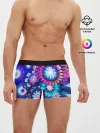 Мужские трусы боксеры / Неоновые Цветы