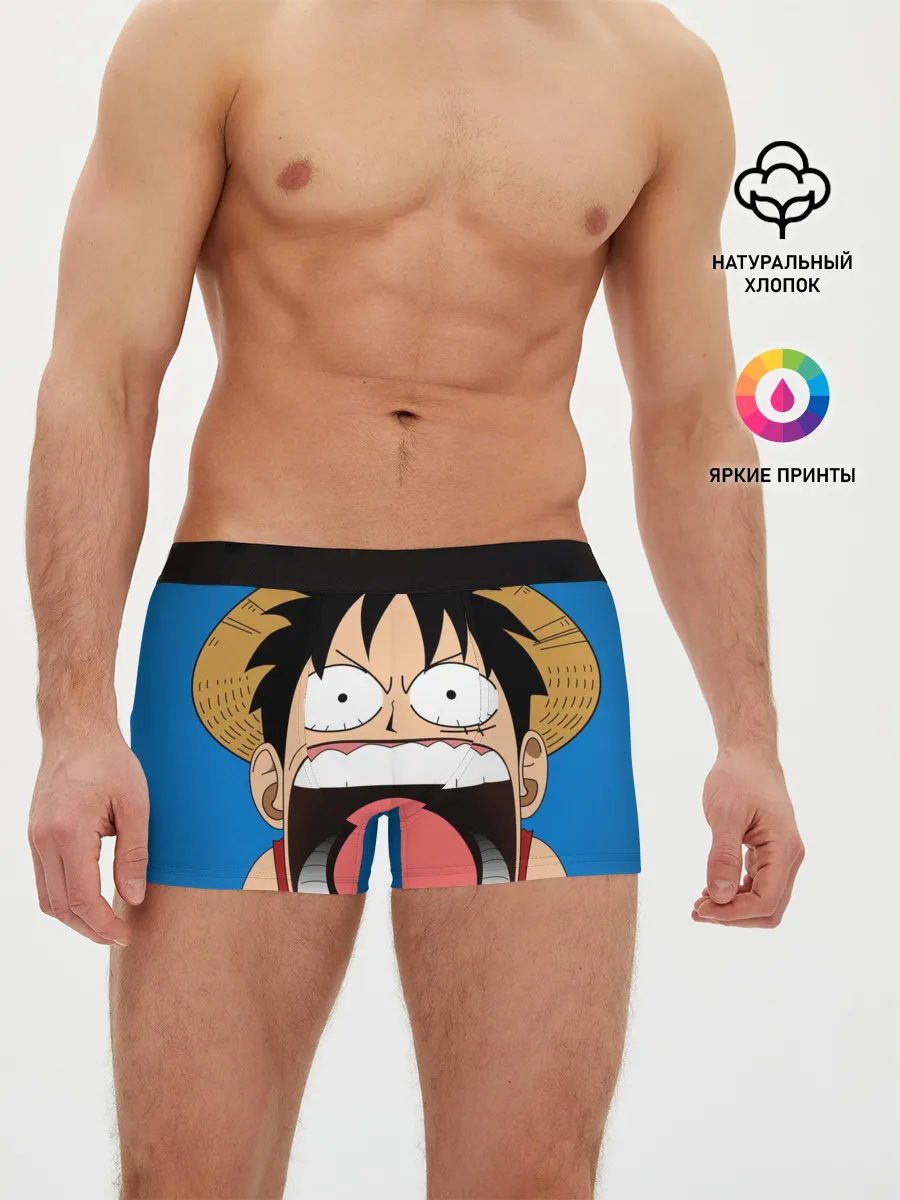 Мужские трусы боксеры / Луффи - Чё??!!