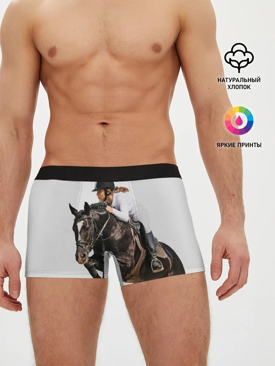 Мужские трусы боксеры / Наездница