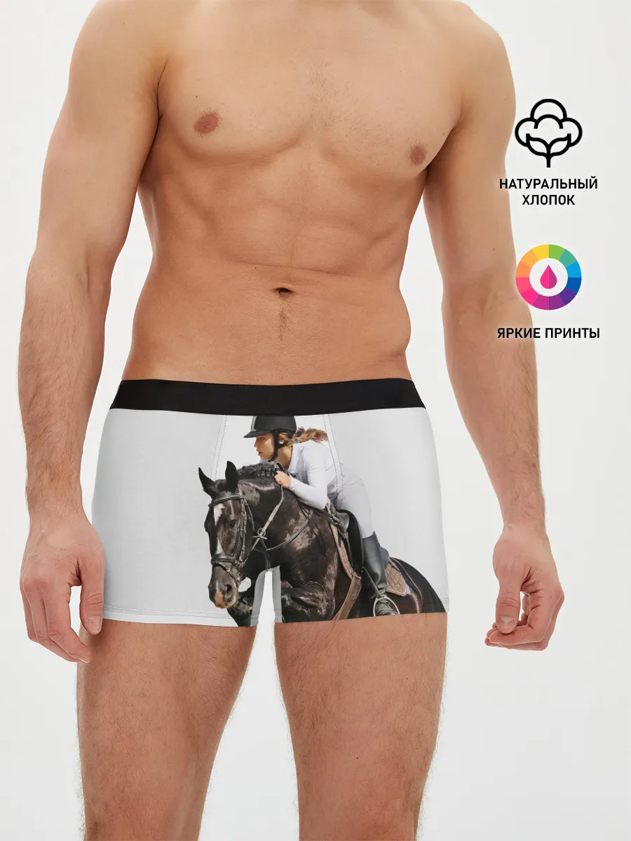 Мужские трусы боксеры / Наездница
