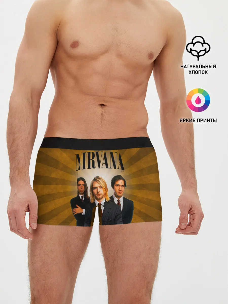 Мужские трусы боксеры / Nirvana
