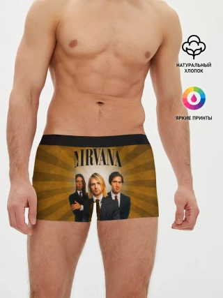 Мужские трусы боксеры / Nirvana