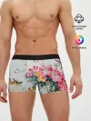 Мужские трусы боксеры / Японские цветы
