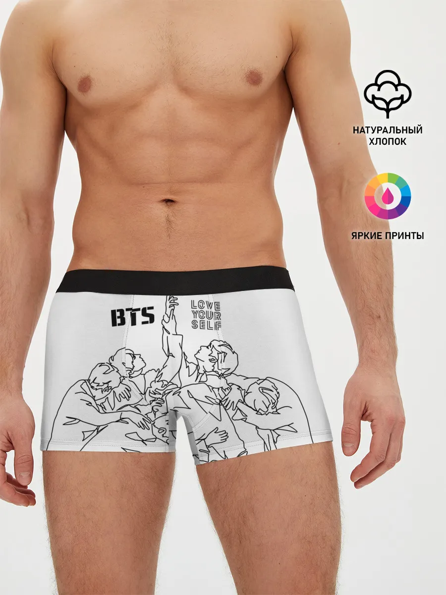 Мужские трусы боксеры / BTS