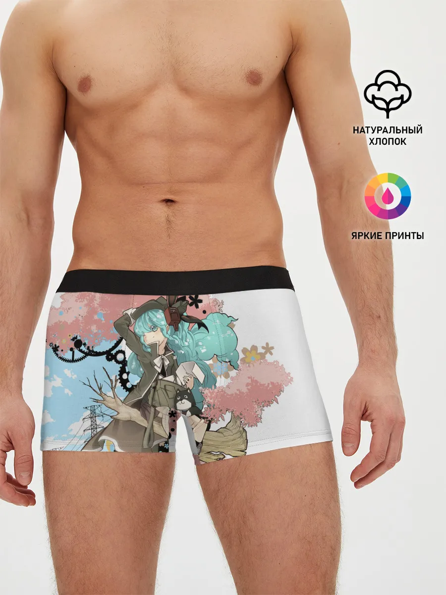 Мужские трусы боксеры / Мику Хацунэ