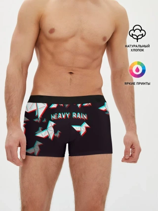 Мужские трусы боксеры / Heavy Rain