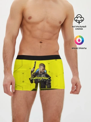 Мужские трусы боксеры / CYBERPUNK 2077
