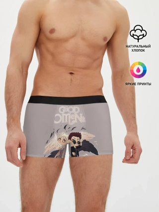 Мужские трусы боксеры / Good Omens