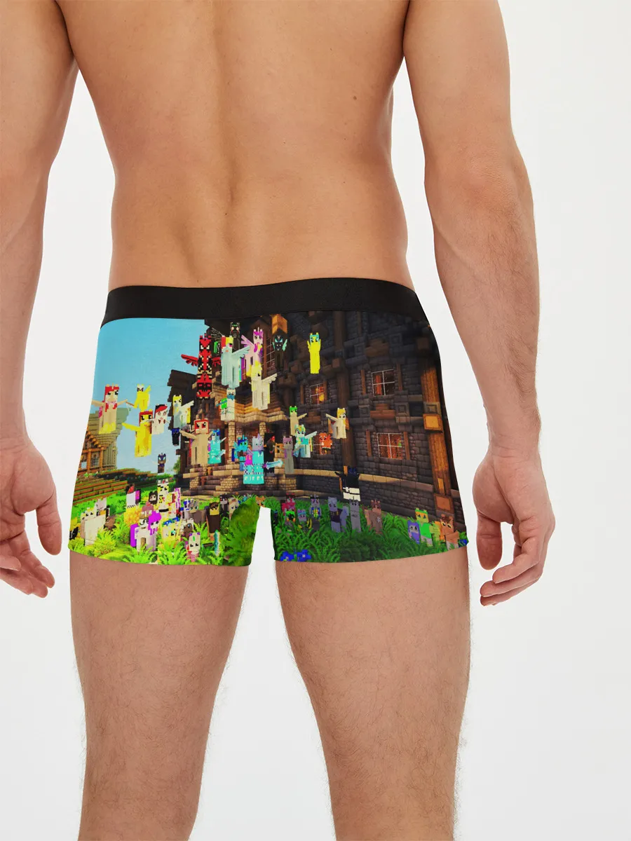 Мужские трусы боксеры / MY LITTLE MINECRAFT