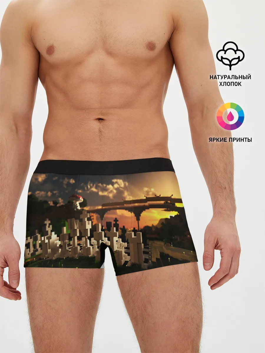 Мужские трусы боксеры / MINECRAFT