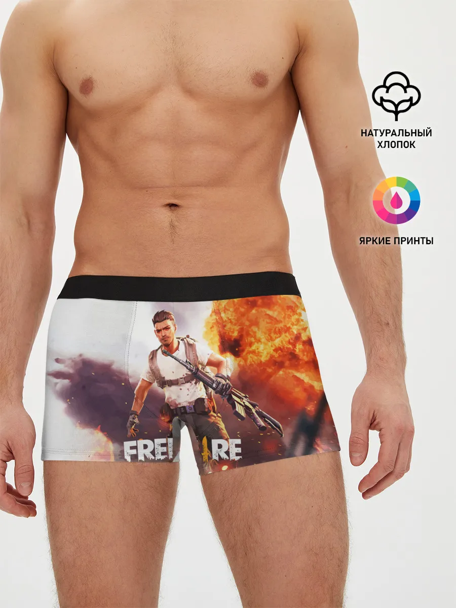 Мужские трусы боксеры / FREE FIRE