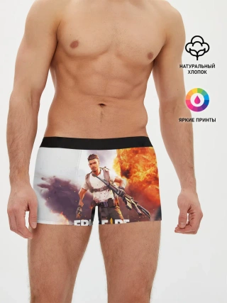 Мужские трусы боксеры / FREE FIRE