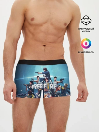 Мужские трусы боксеры / FREE FIRE