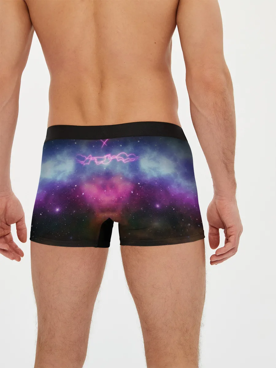 Мужские трусы боксеры / Кот на пицце