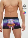 Мужские трусы боксеры / Кот на пицце